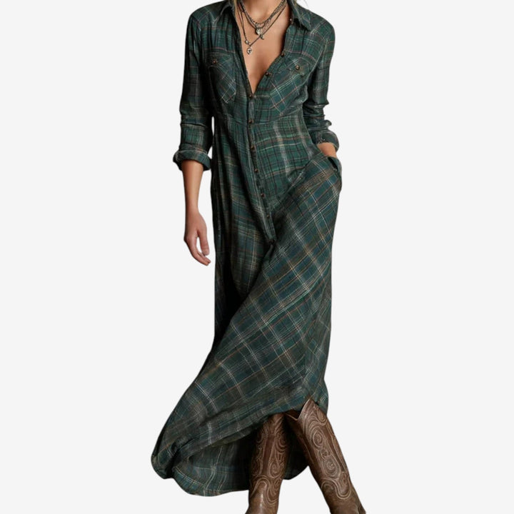 Minimalist Dress | Elegant Collared Design | Perfect for Any Occasion | Lightweight Fabric