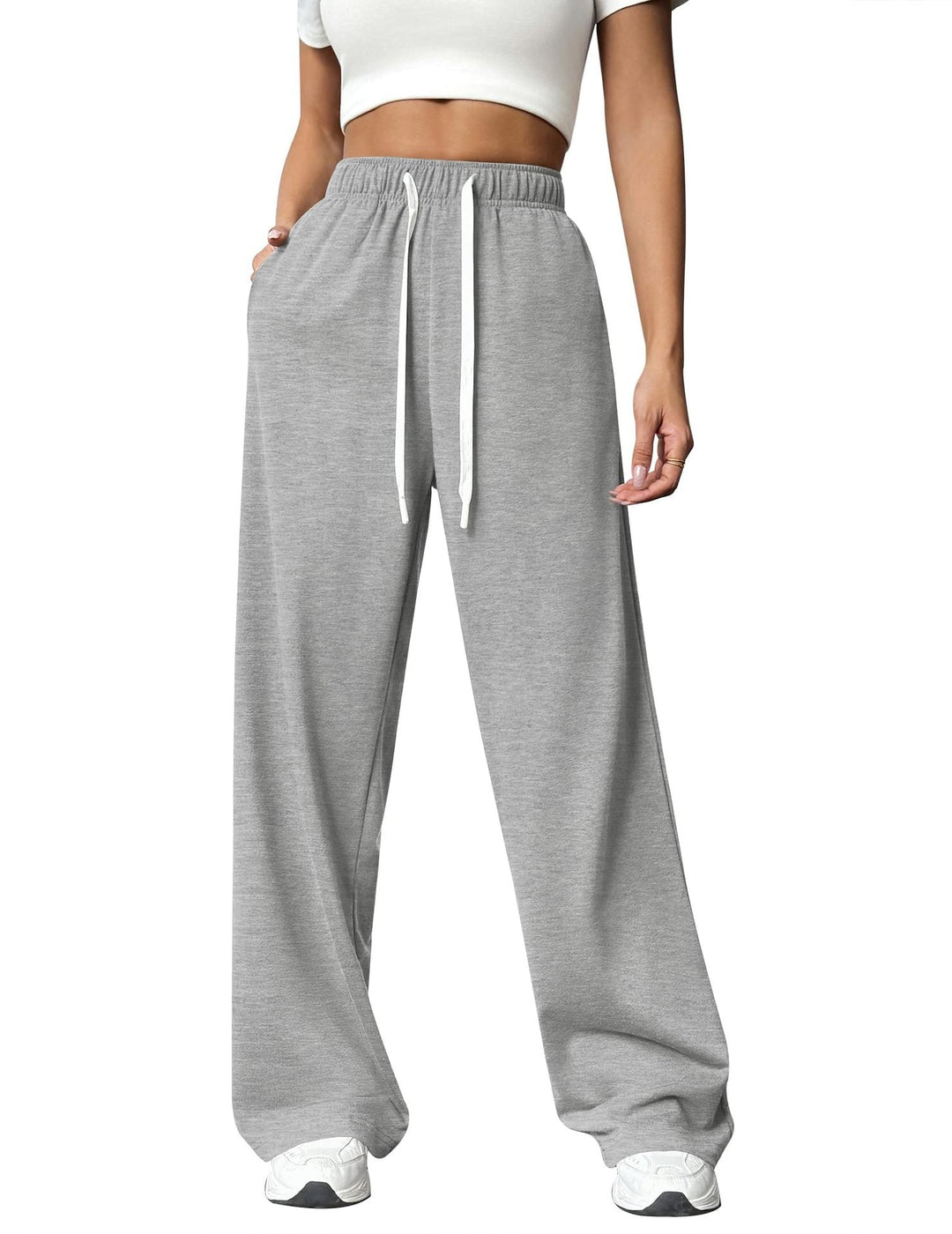 Loose Fit Jogging Pants for Women | Comfortable with Side Pockets | Perfect for Casual Wear and Exercise