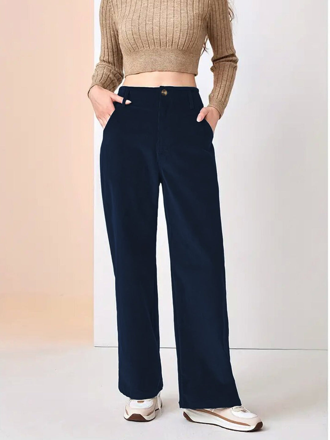 Wide Leg Corduroy Pants | Comfortable Fit | Versatile Everyday Style | Soft Cotton Blend