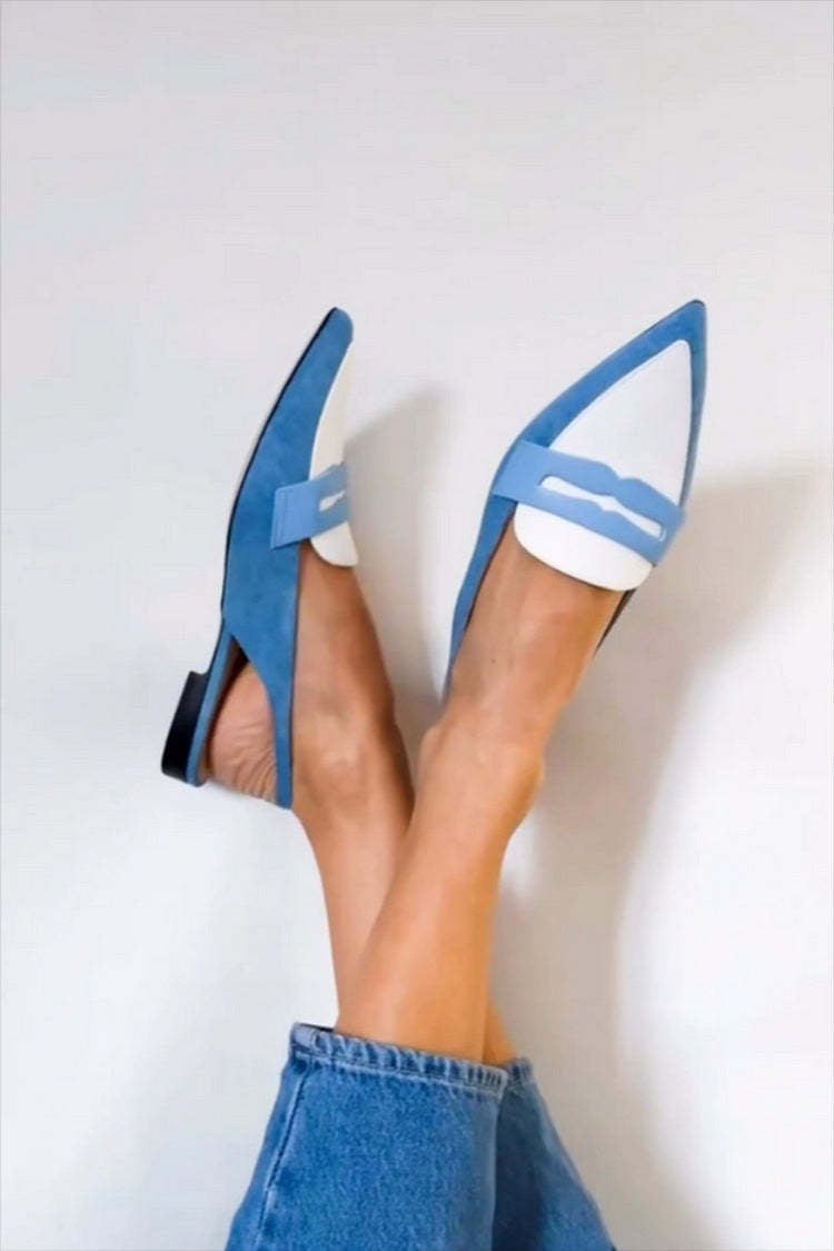 Slingback Loafers | Comfortable Fit | Versatile Blue Design | Perfect for Everyday Wear