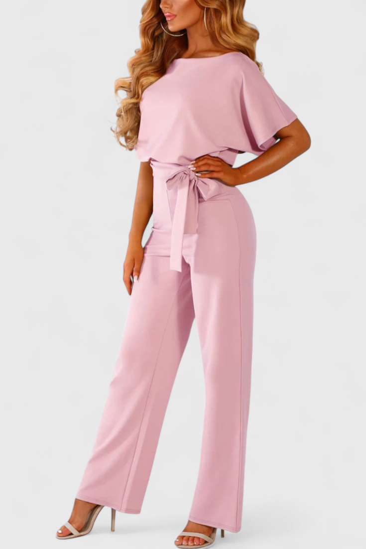Wide-Cut Fluid Jumpsuit | Elegant Silhouette | Perfect for Any Occasion | Comfortable and Versatile Design