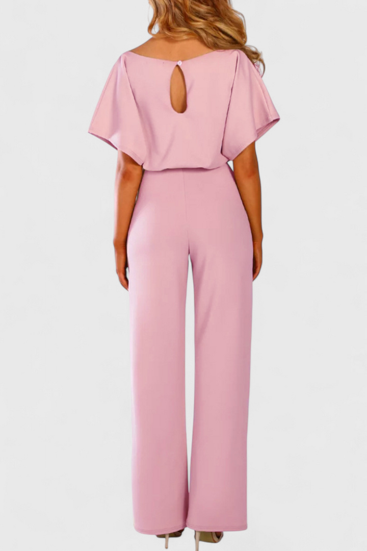 Wide-Cut Fluid Jumpsuit | Elegant Silhouette | Perfect for Any Occasion | Comfortable and Versatile Design