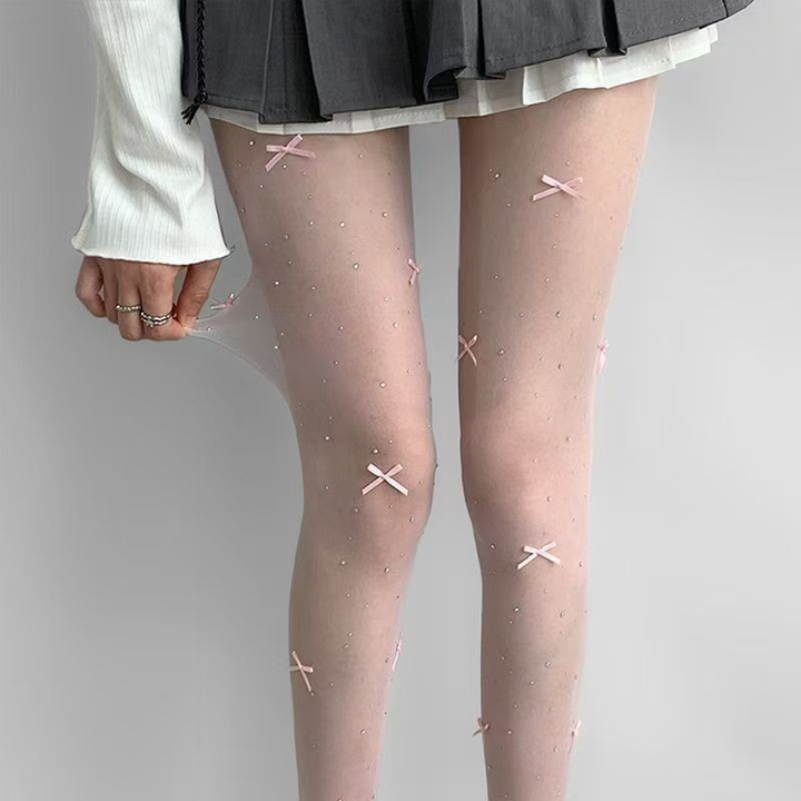Women's tights | With bow design