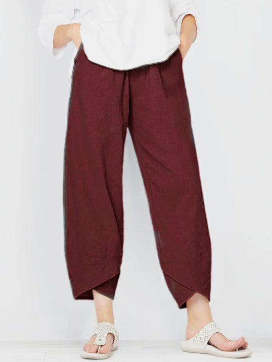 Women's Summer Pants | Cropped Leg | Airy Fit | Casual Look