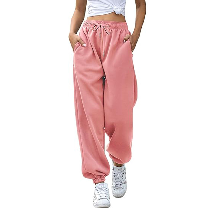 Baggy Jogging Pants for Women | High Waist Design | Comfortable Fit for Everyday Wear | Soft Cotton Blend