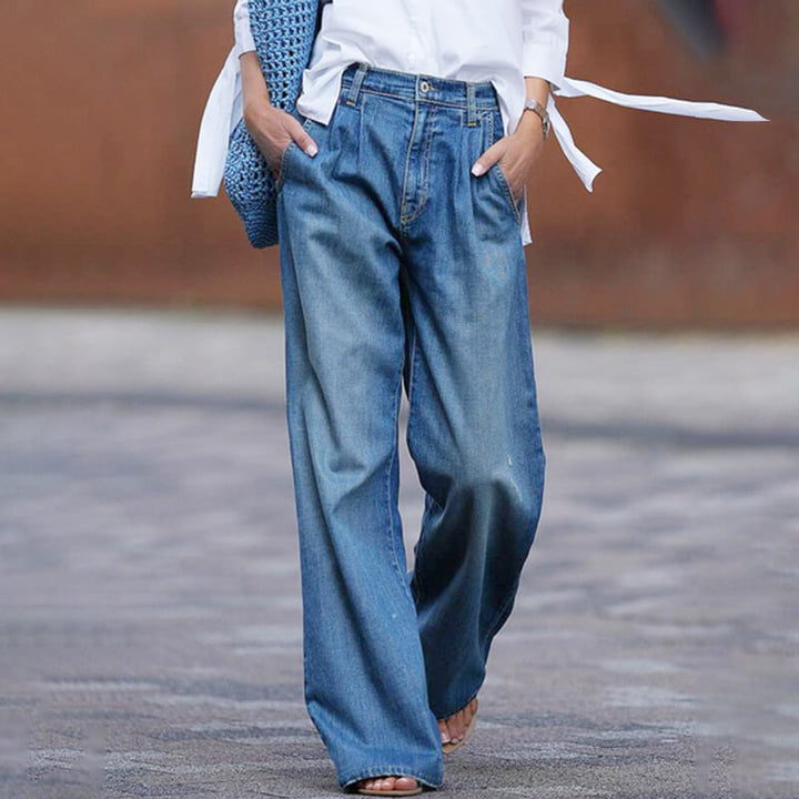 Women's wide-leg pants | Relaxed fit | Flowing drape | Modern look