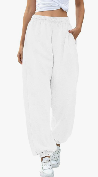 Baggy Jogging Pants for Women | High Waist Design | Comfortable Fit for Everyday Wear | Soft Cotton Blend