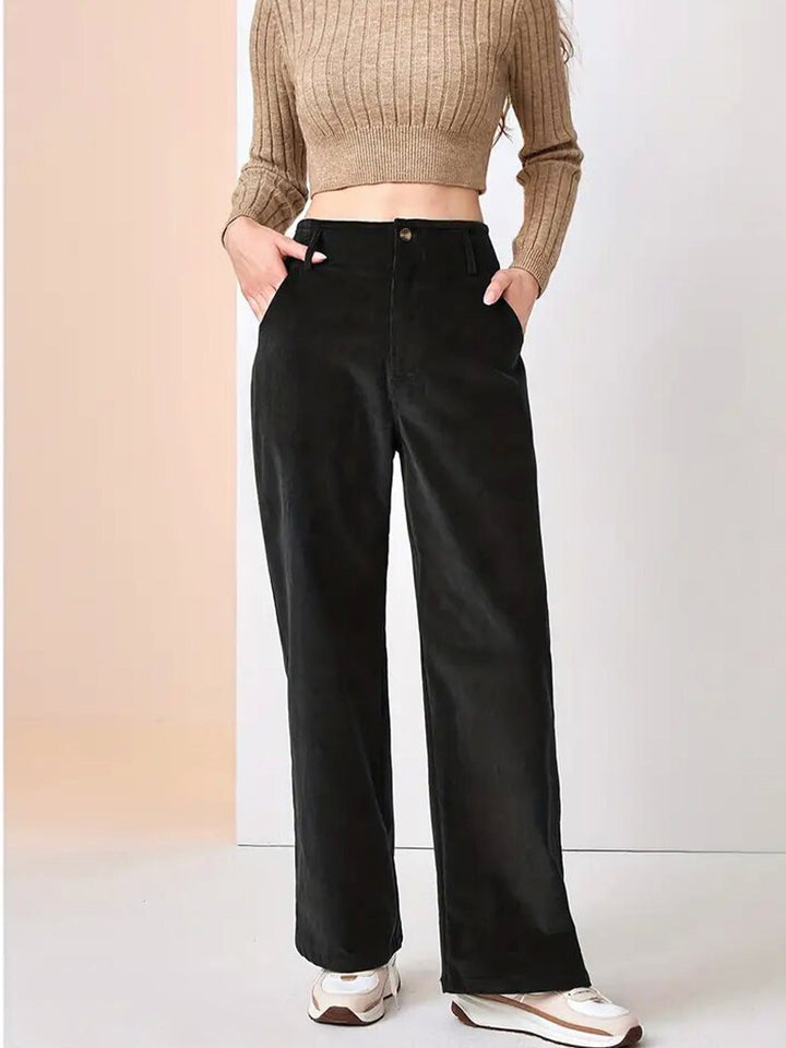 Wide Leg Corduroy Pants | Comfortable Fit | Versatile Everyday Style | Soft Cotton Blend