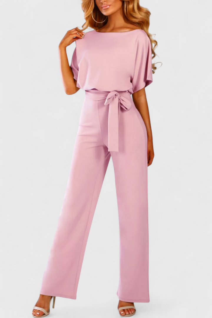 Wide-Cut Fluid Jumpsuit | Elegant Silhouette | Perfect for Any Occasion | Comfortable and Versatile Design