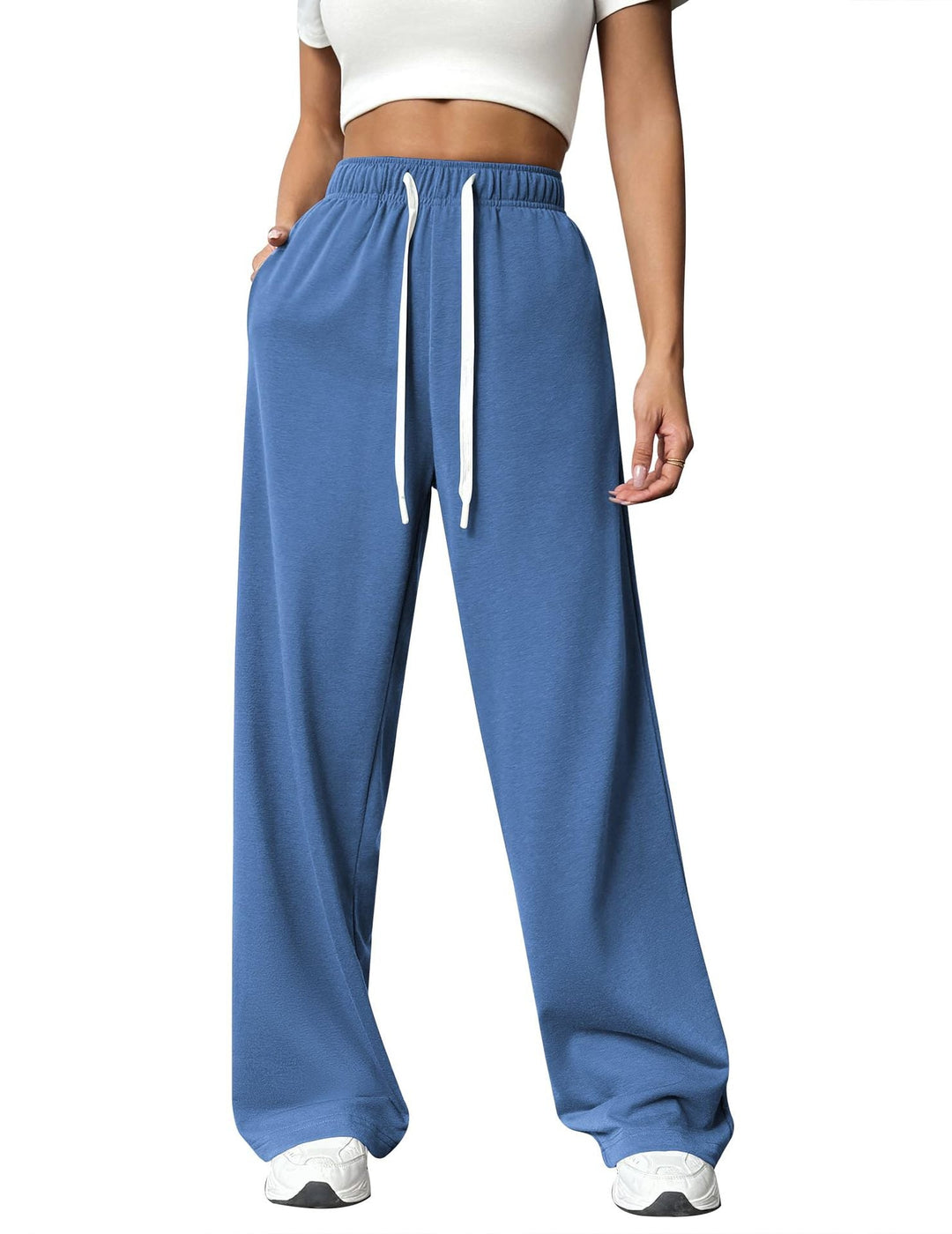 Loose Fit Jogging Pants for Women | Comfortable with Side Pockets | Perfect for Casual Wear and Exercise