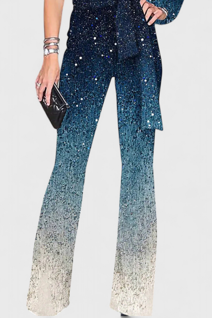 Asymmetrical Jumpsuit | Shiny Finish | Perfect for Parties or Events | Elegant and Comfortable Fit