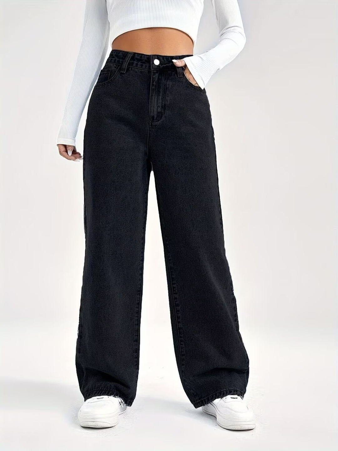 Mom Jeans for Women | High Waist Design | Comfortable Fit for Everyday Wear | Classic Denim Style