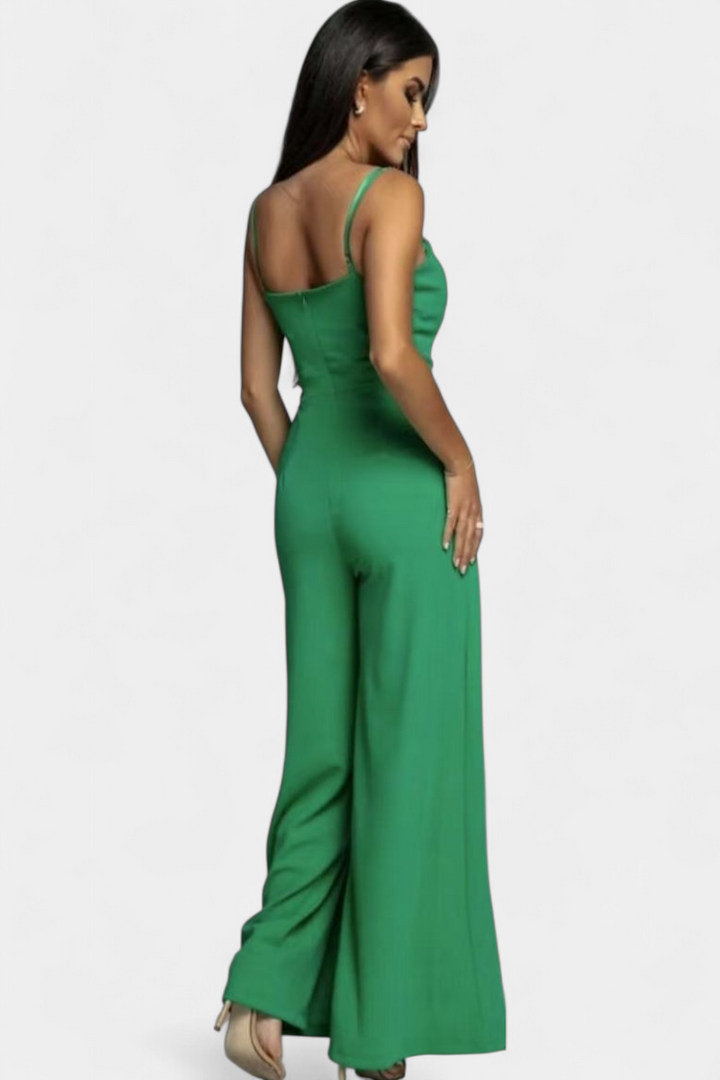 Elegant Strap Jumpsuit | Chic Side Cutouts | Perfect for Parties | Lightweight Fabric