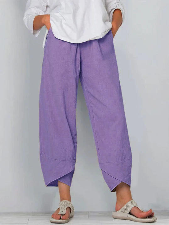 Women's Summer Pants | Cropped Leg | Airy Fit | Casual Look