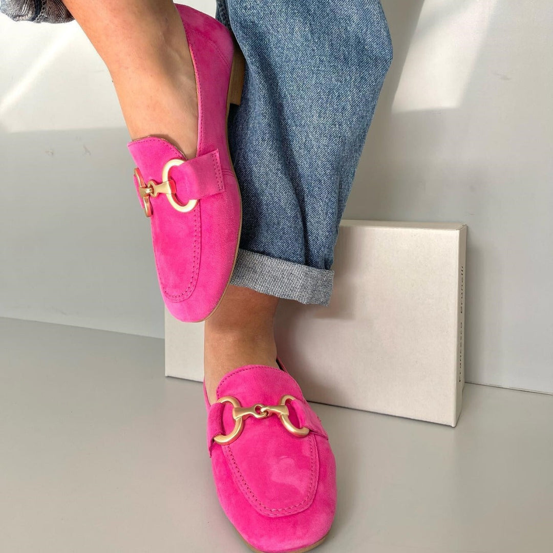Loafers | Elegant Gold Accent | Comfortable Slip-On Design | Classic Style