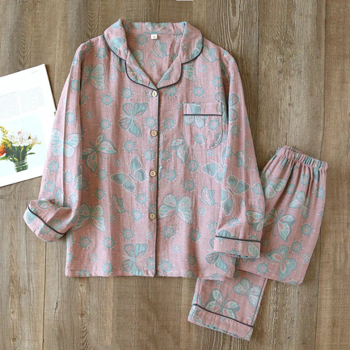 Floral Print Pajama Set for Women | Comfortable Two-Piece Design | Perfect for Relaxing at Home