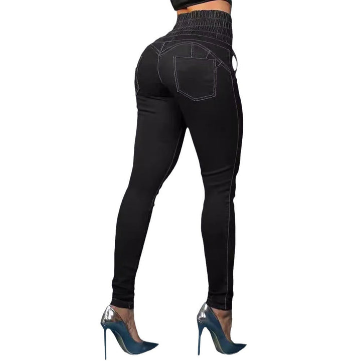 Women's High-Waisted Jeggings | With Lace-Up Closure
