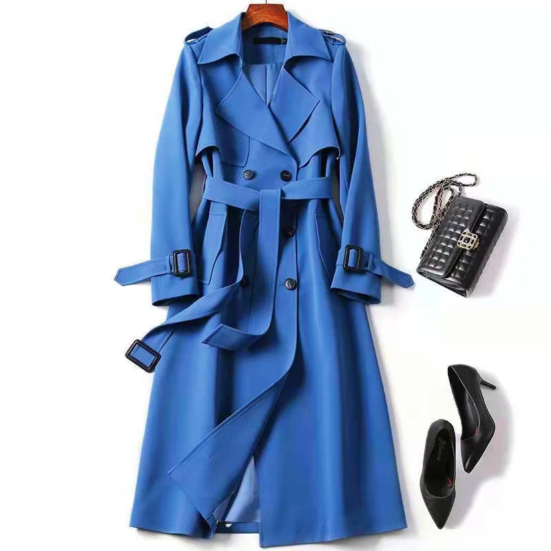 Women's Long Trench Coat | Stylish
