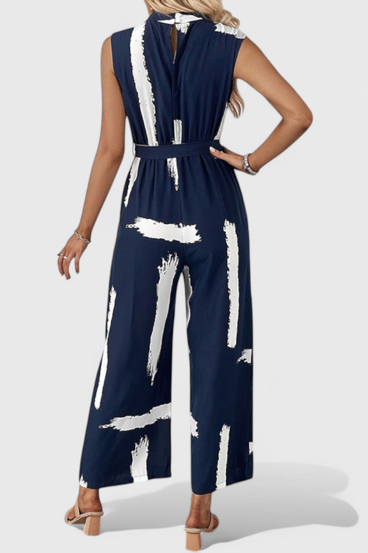 Wide Leg Jumpsuit | Tied Waist Design | Effortless Style for Any Occasion | Comfortable and Flattering Fit