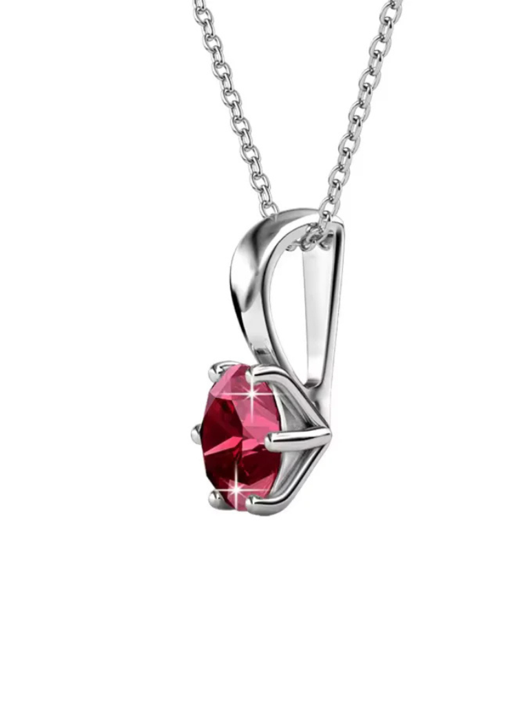 Ruby Solitaire Pendant | Elegant Design | Perfect for Any Occasion | Classic Jewelry Piece