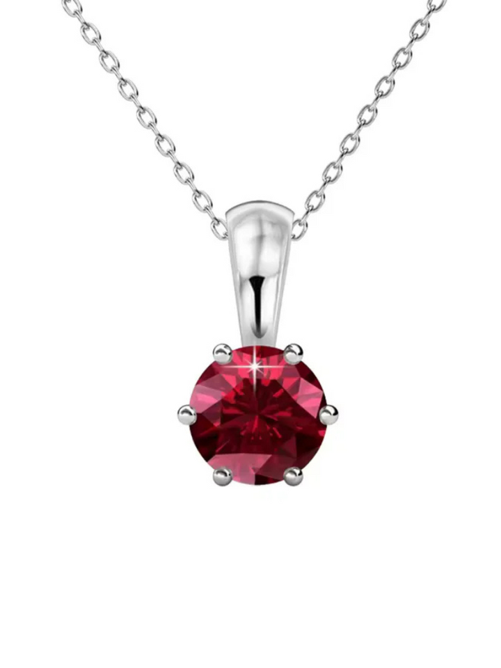 Ruby Solitaire Pendant | Elegant Design | Perfect for Any Occasion | Classic Jewelry Piece