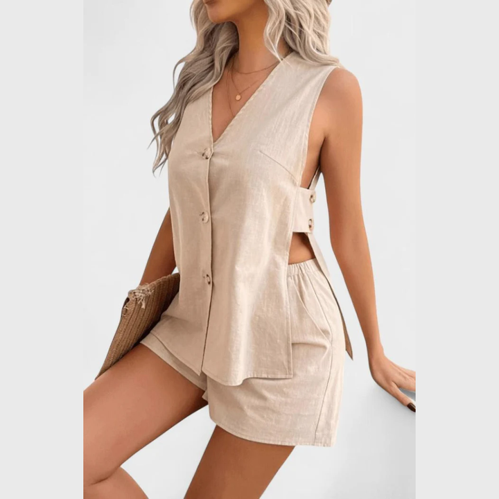 Linen Set | Lightweight and Breathable | Perfect for Warm Weather | Comfortable and Relaxed Fit