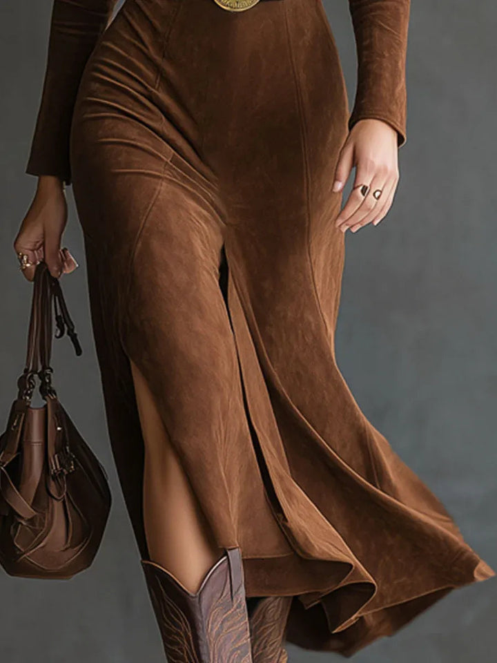 Faux Midi Dress | Elegant Design | Perfect for Any Occasion | Soft and Comfortable Fabric