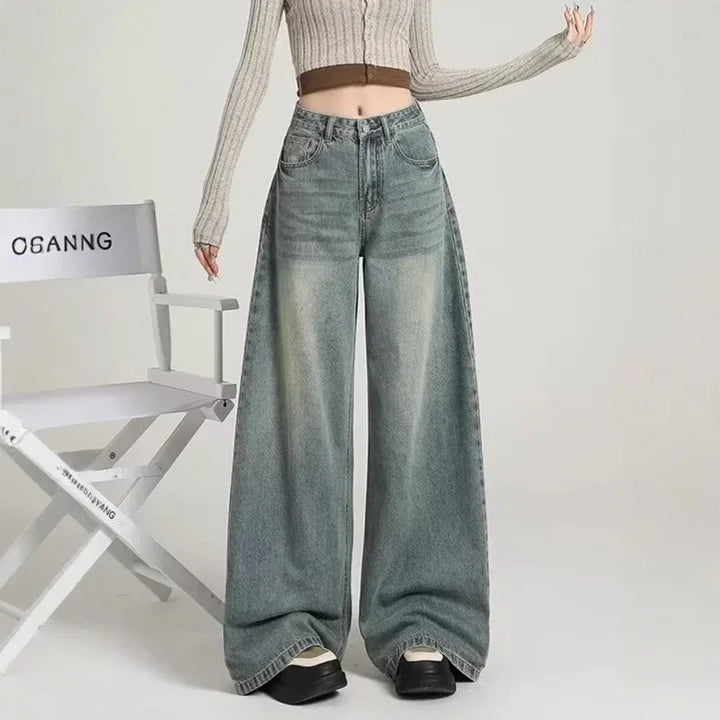 Baggy Jeans for Women | High Waist Design | Comfortable Fit | Casual Denim Style