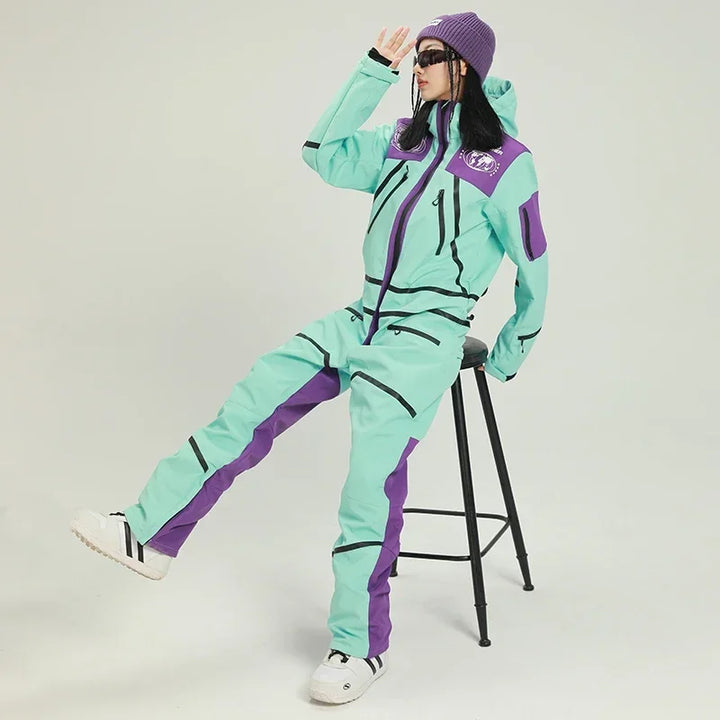 Women's Stylish One-Piece Ski Suit | Winter