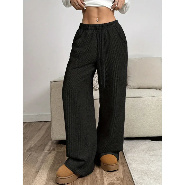 Women's Trendy High-Waisted Corduroy Pants | Relaxed Fit