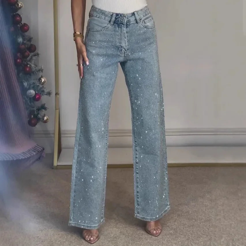 Mom Jeans | Sparkling Style | Effortless Casual Look | Comfortable Denim
