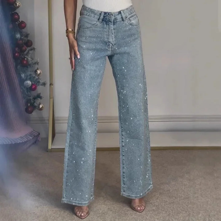 Mom Jeans | Sparkling Style | Effortless Casual Look | Comfortable Denim