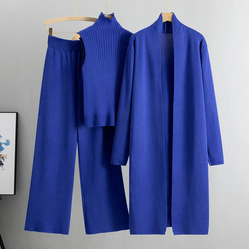Three Piece Set | Chic Design | Versatile for Any Occasion | Comfortable Fabric