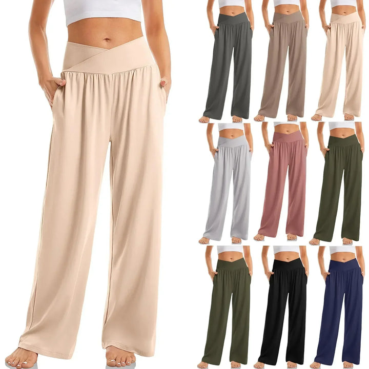 Wide Leg Yoga Pants for Women | Comfortable Fit | Perfect for Everyday Wear | Soft and Breathable Fabric
