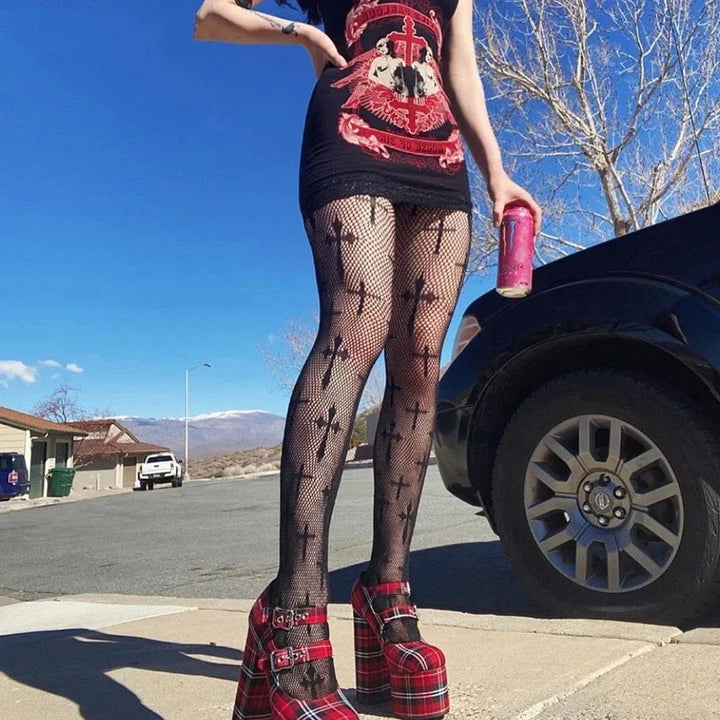 Women's Retro Tights | Gothic Style