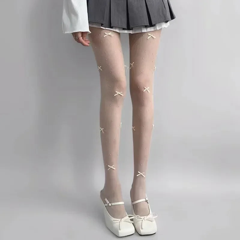 Women's tights | With bow design
