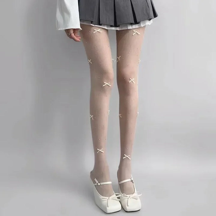 Women's tights | With bow design