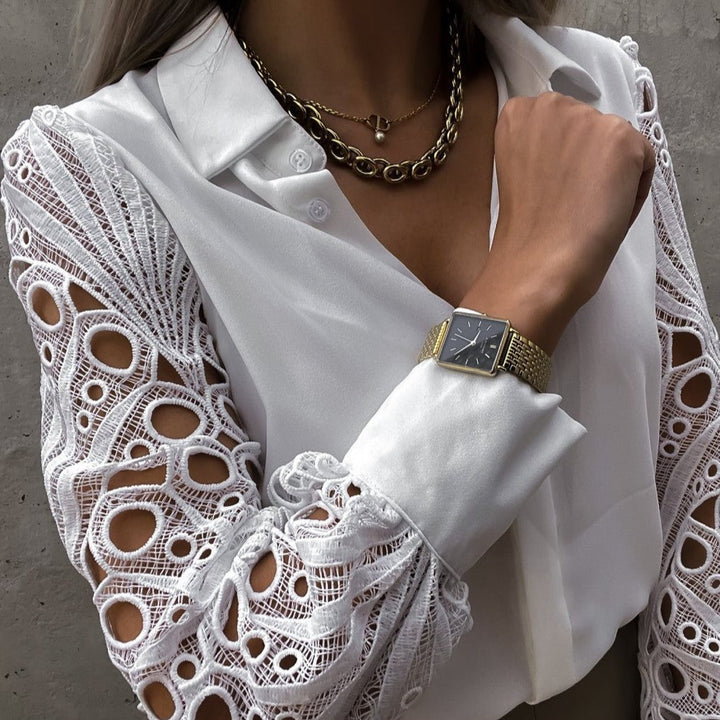 Casual Blouse for Women | Comfortable Fit | Versatile for Everyday Wear | Lightweight Cotton Blend