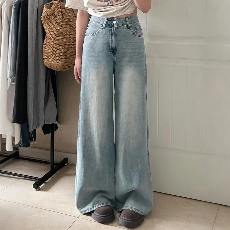 Casual Mom Jeans | Comfortable Loose Fit | Versatile Everyday Style | Soft Cotton Blend