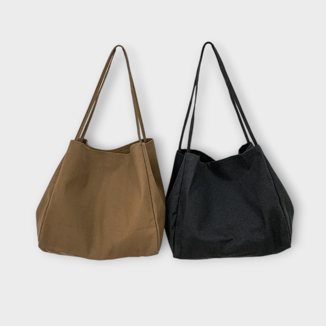Large Canvas Shopper Bag | Durable and Spacious | Perfect for Everyday Use and Travel