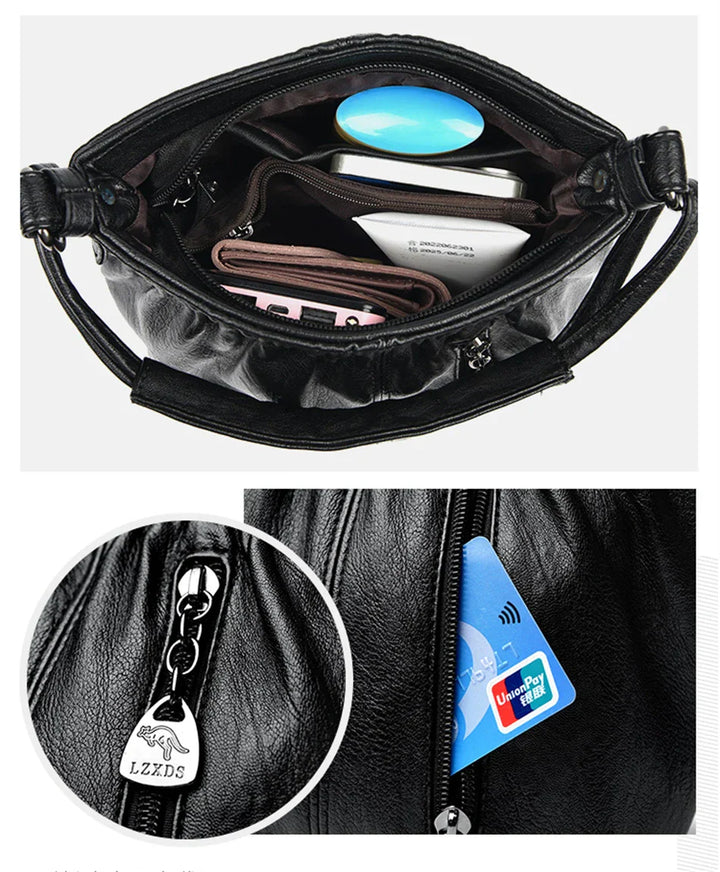 Multi-Layer Handbag | Contemporary Design | Versatile for Any Occasion | Durable and Stylish Material