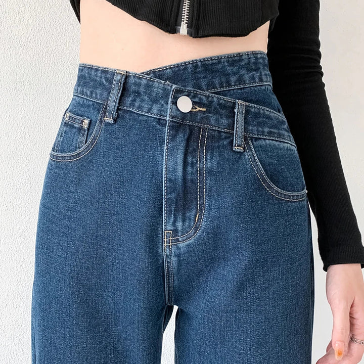 Women's Stylish Mom Jeans | High Waist
