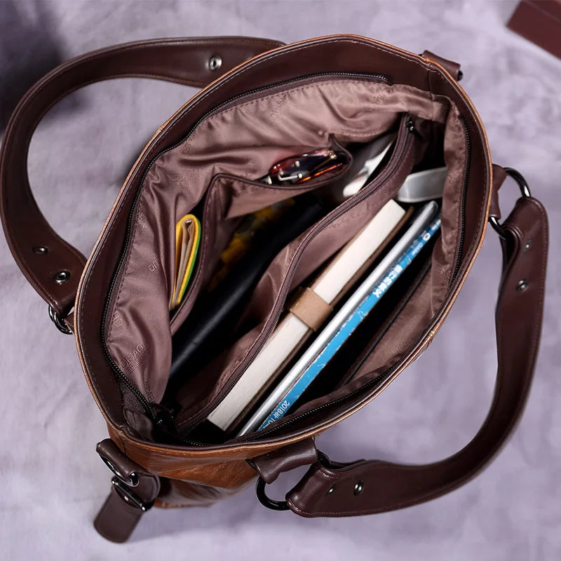Leather Tote Bag | Soft and Durable | Perfect for Everyday Use | Versatile and Stylish Design