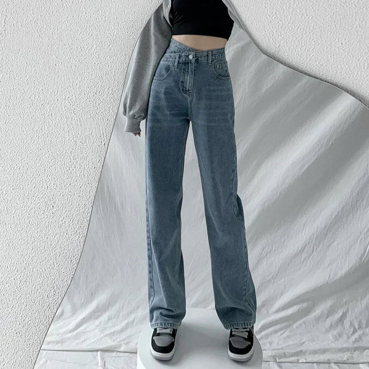 Mom Jeans for Women | High Waist Design | Comfortable Fit | Classic Denim Style