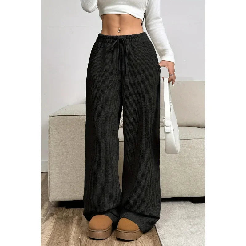 Women's Trendy High-Waisted Corduroy Pants | Relaxed Fit