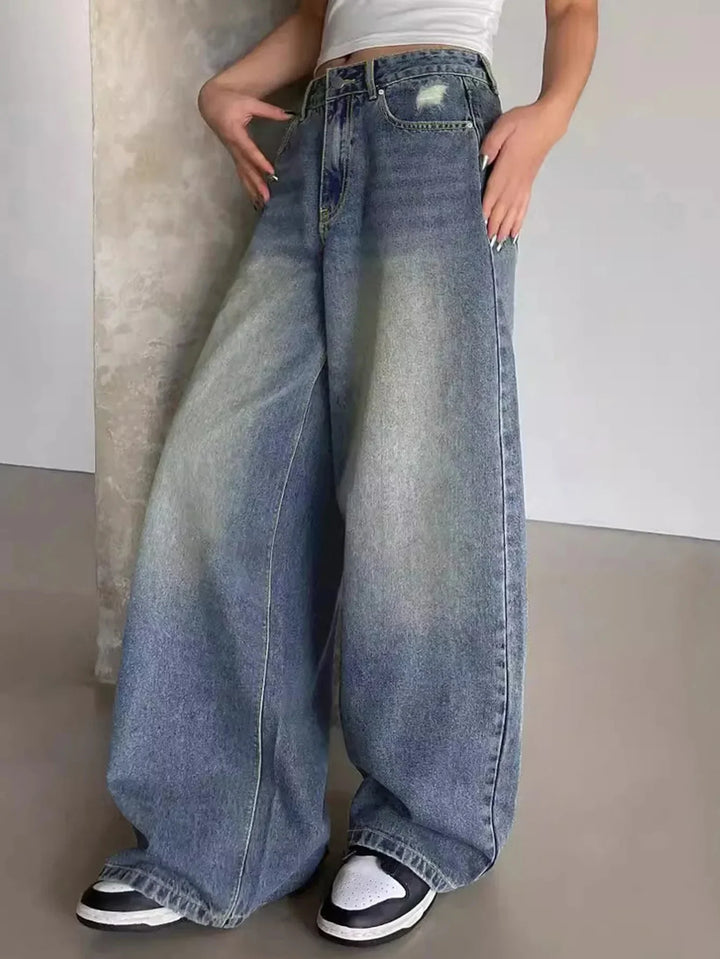 Wide-leg baggy jeans for women | Casual