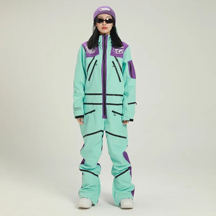 Women's Stylish One-Piece Ski Suit | Winter