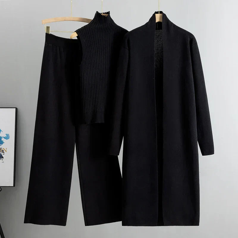 Three Piece Set | Chic Design | Versatile for Any Occasion | Comfortable Fabric