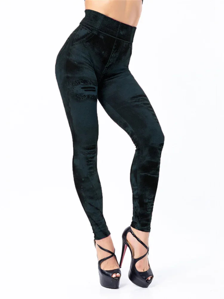 Stylish high-waisted jeggings for women | Casual