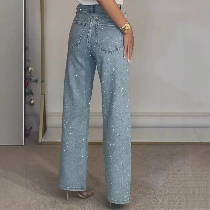 Mom Jeans | Sparkling Style | Effortless Casual Look | Comfortable Denim